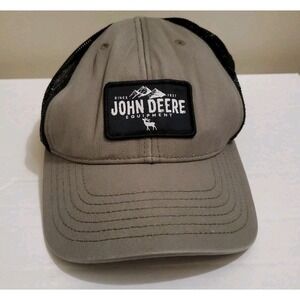 JOHN DEERE Hat Baseball Trucker Cap Farm Equipment‎ Adjustable Snap Back